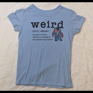 “Weird” stitch shirt